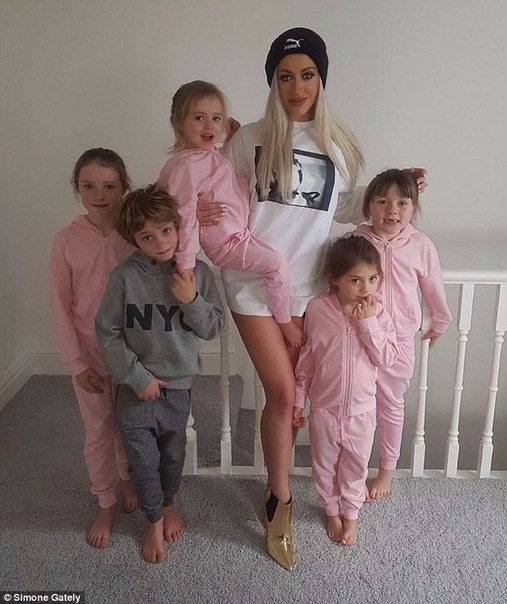 34-летняя мать пятерых детей