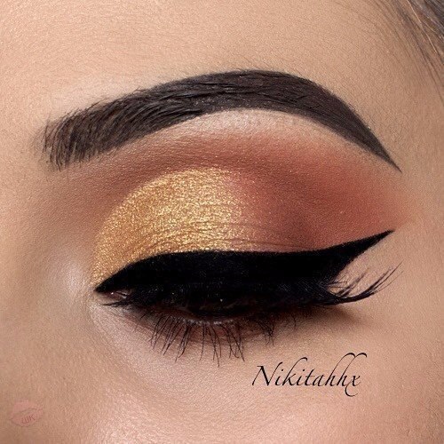 Золотые тени прекрасны!