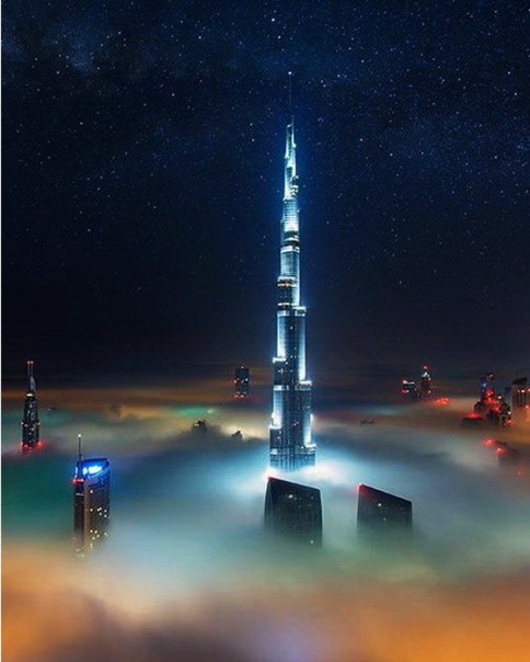 Ночь в Дубае