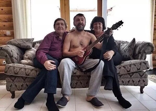Сергей Шнуров и его родители