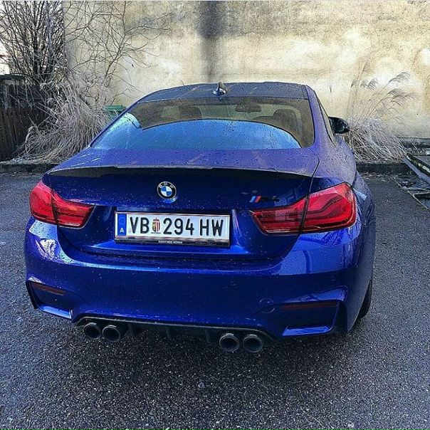 #BMW San Marino Blue M4 