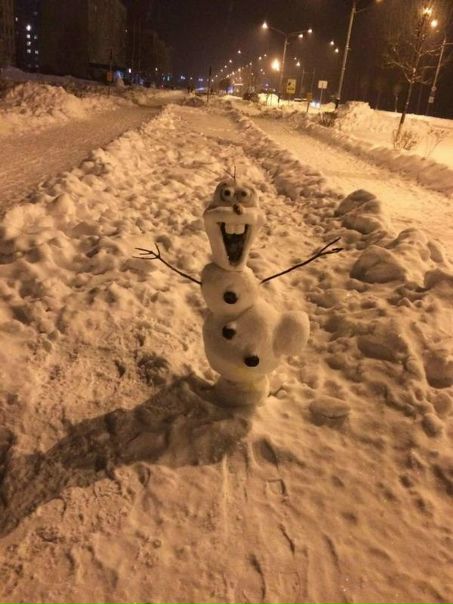 Лучший снеговичок