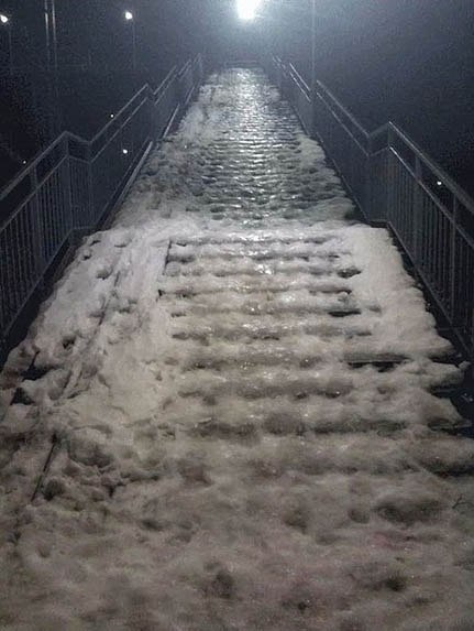 Дорога в травмпункт.