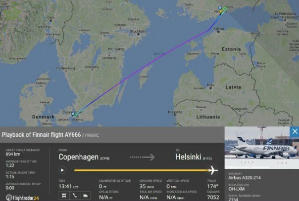 Рейс Finnair 666, вылетевший в пятницу 13-го в 13 часов 13-летним бортом, благополучно приземлился в Хельсинки (HEL). 
