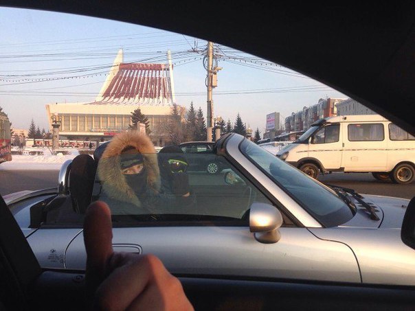 Омские сибиряки, -20°.